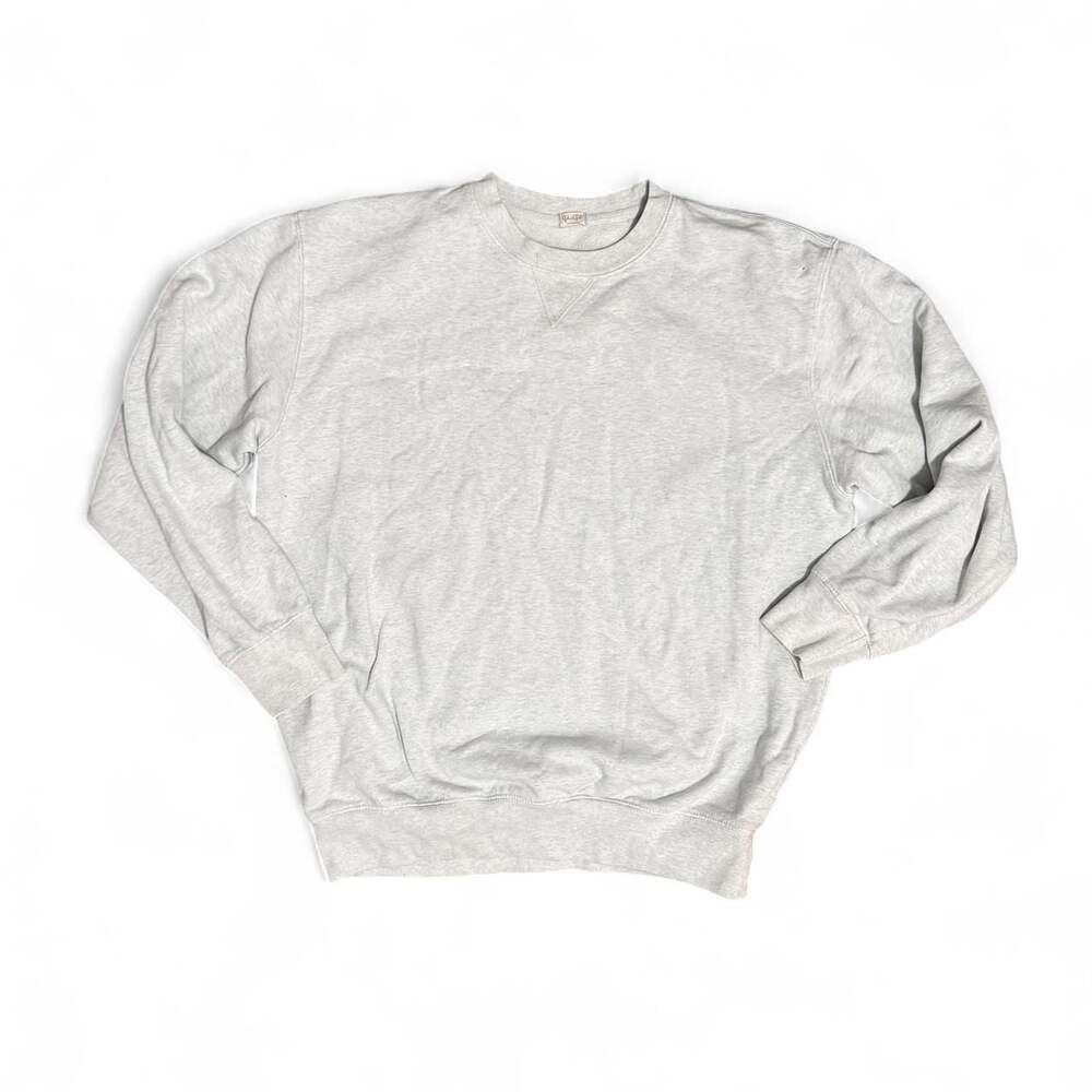 John Galt Heather Gray Oversized Crewneck Sweatshirt
